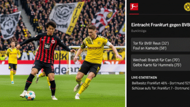 Ticker: Teilnehmer: Eintracht Frankfurt gegen BVB