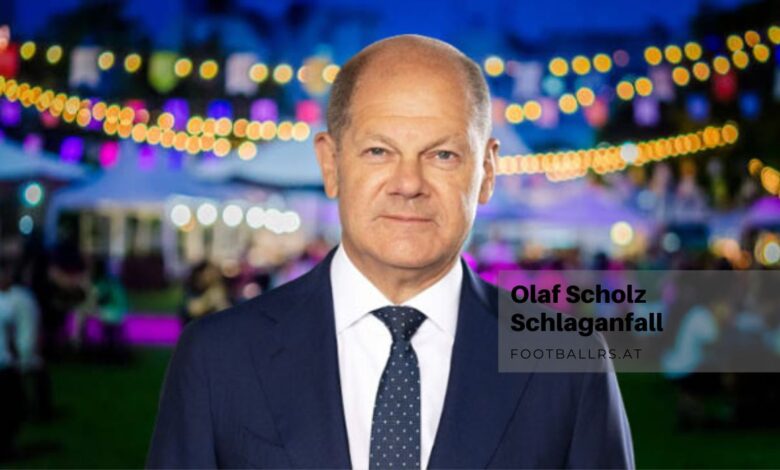 Olaf Scholz Schlaganfall